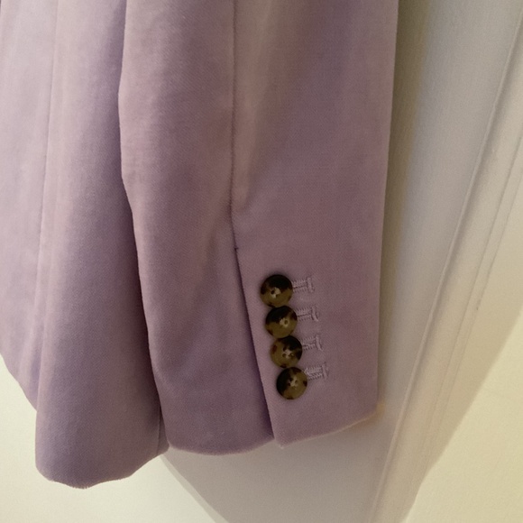 J Crew Lilac Velvet Parke Blazer - Picture 6 of 13